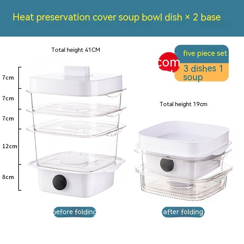 HeatGuard Multi-Layer Dish Cover