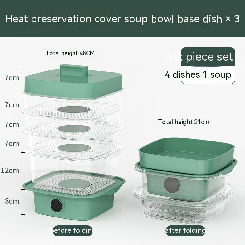 HeatGuard Multi-Layer Dish Cover